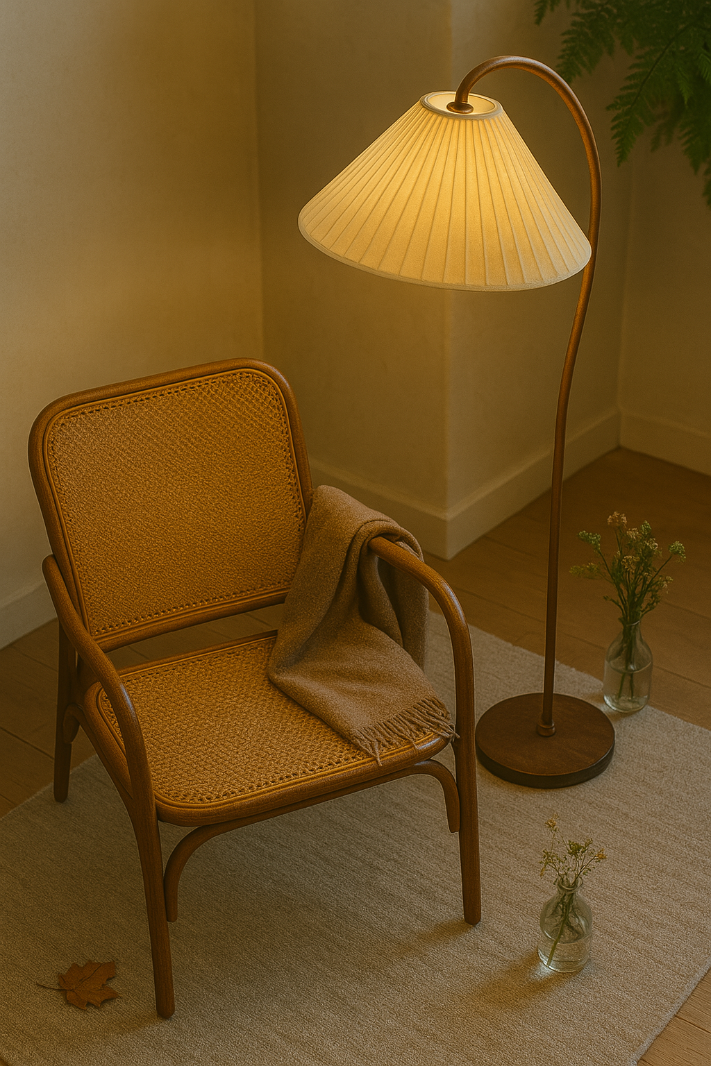 Arbor Lux | Skandynawska Designerska Lampa Podłogowa | Drewniana