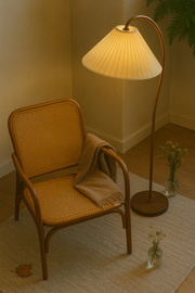 Arbor Lux | Skandynawska Lampa Podłogowa | Drewniana