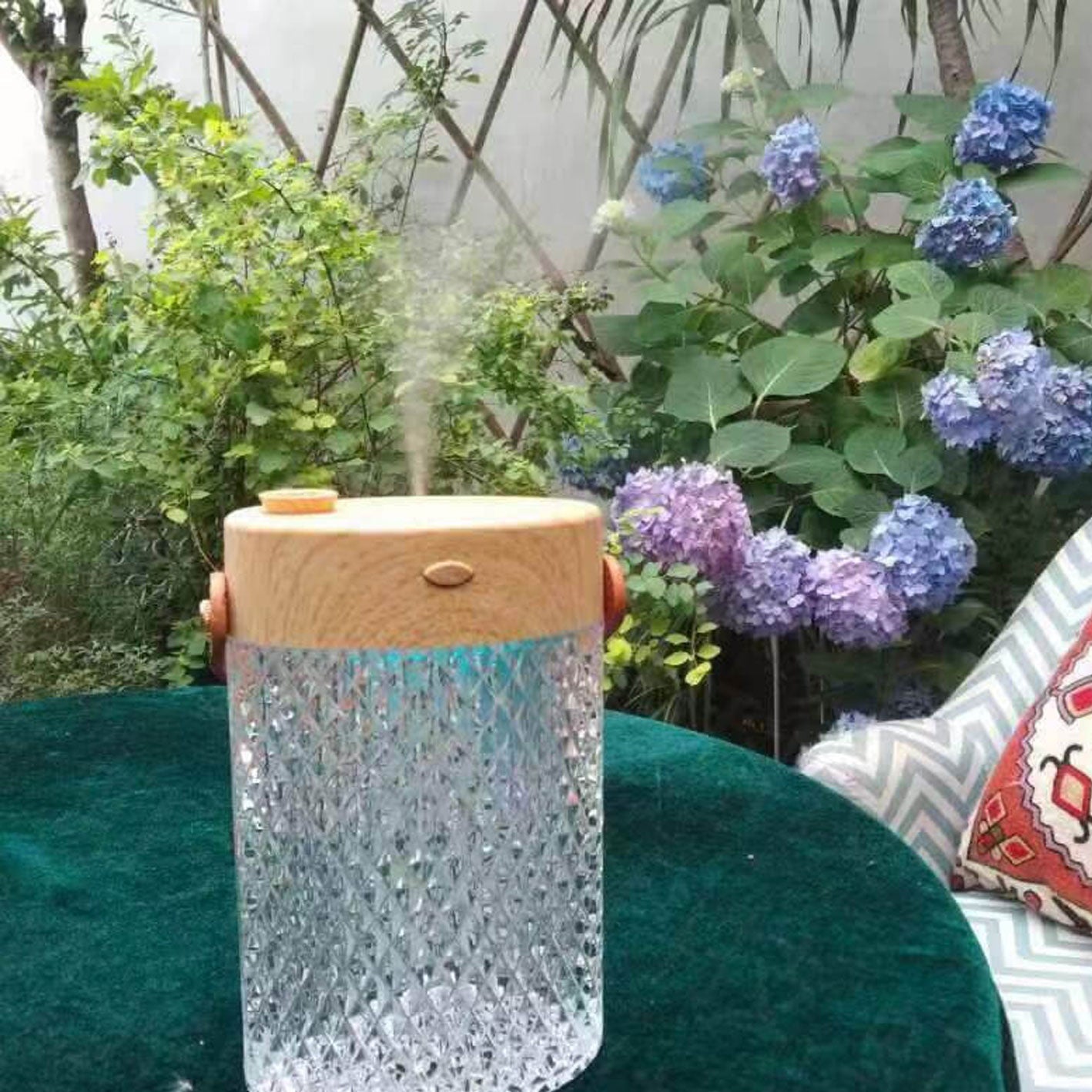 Dyfuzor Zapachowy Nocna Lampka Aromaterapia Sypialnia | LED