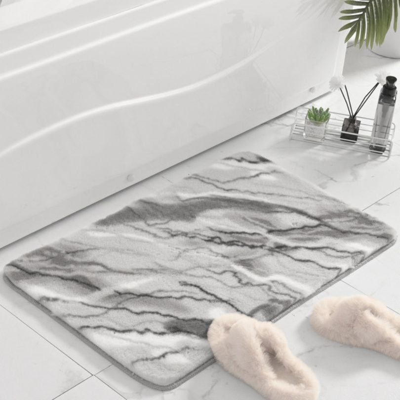 Dywanik Łazienkowy Puszysty Antypoślizgowy | Zmywalny Washable