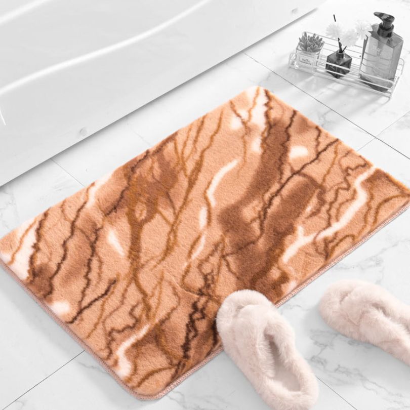 Dywanik Łazienkowy Puszysty Antypoślizgowy | Zmywalny Washable
