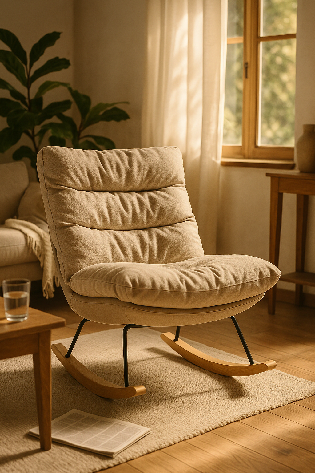 FOTEL BUJANY | Wygodny Relaksacyjny Fotel do Czytania | Ergonomiczny