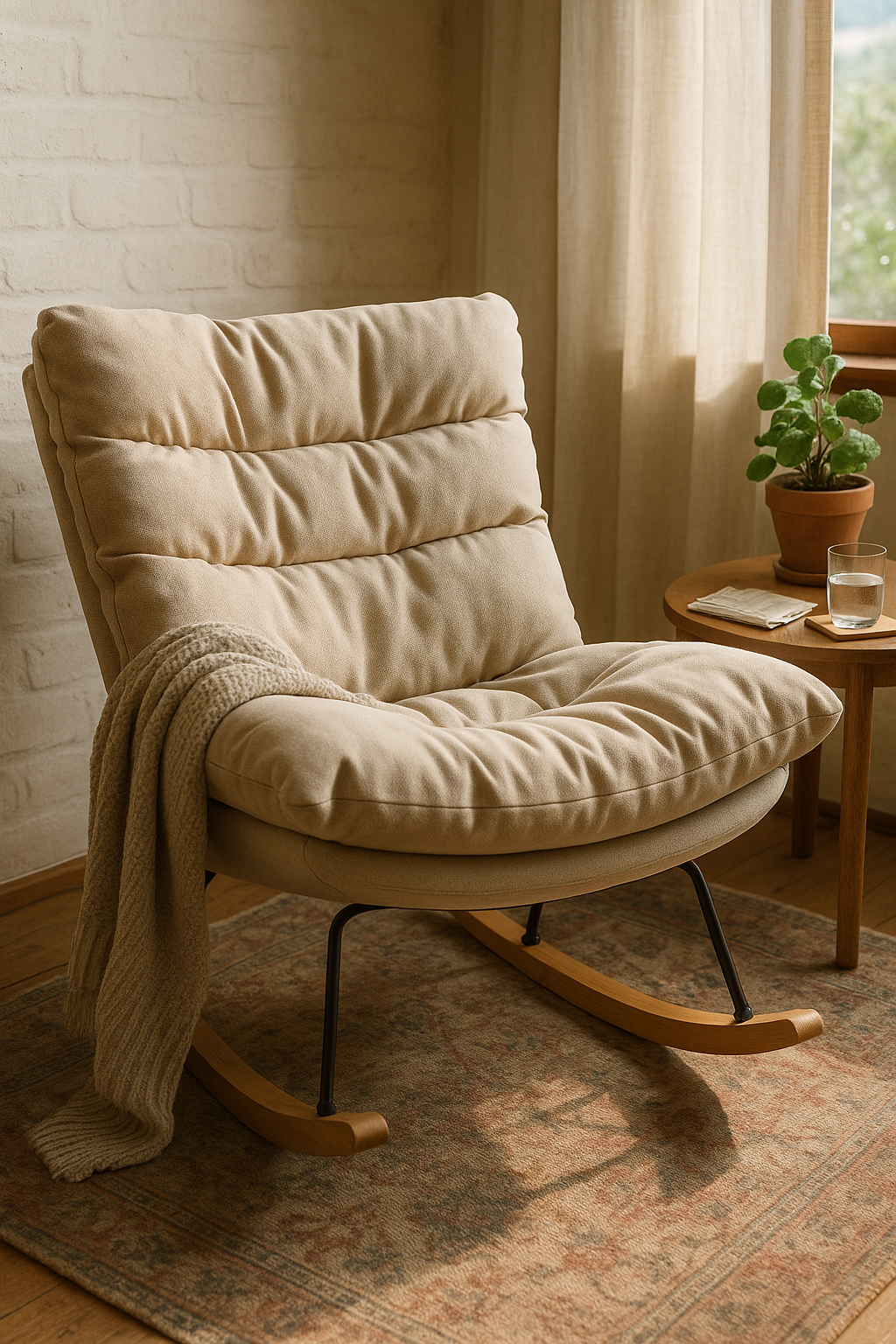 FOTEL BUJANY | Wygodny Relaksacyjny Fotel do Czytania | Ergonomiczny