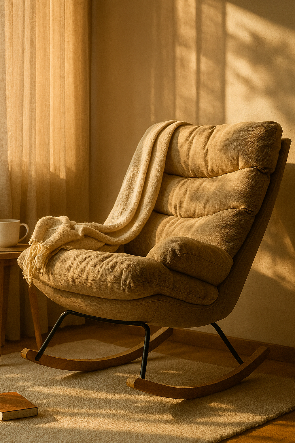 FOTEL BUJANY | Wygodny Relaksacyjny Fotel do Czytania | Ergonomiczny