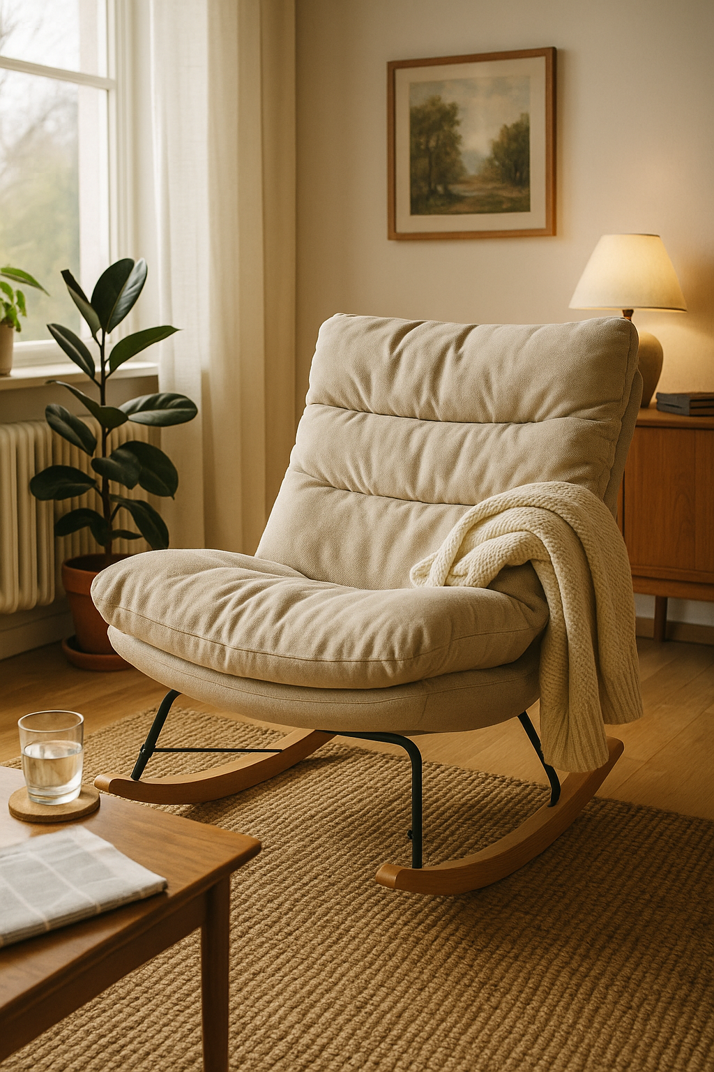 FOTEL BUJANY | Wygodny Relaksacyjny Fotel do Czytania | Ergonomiczny