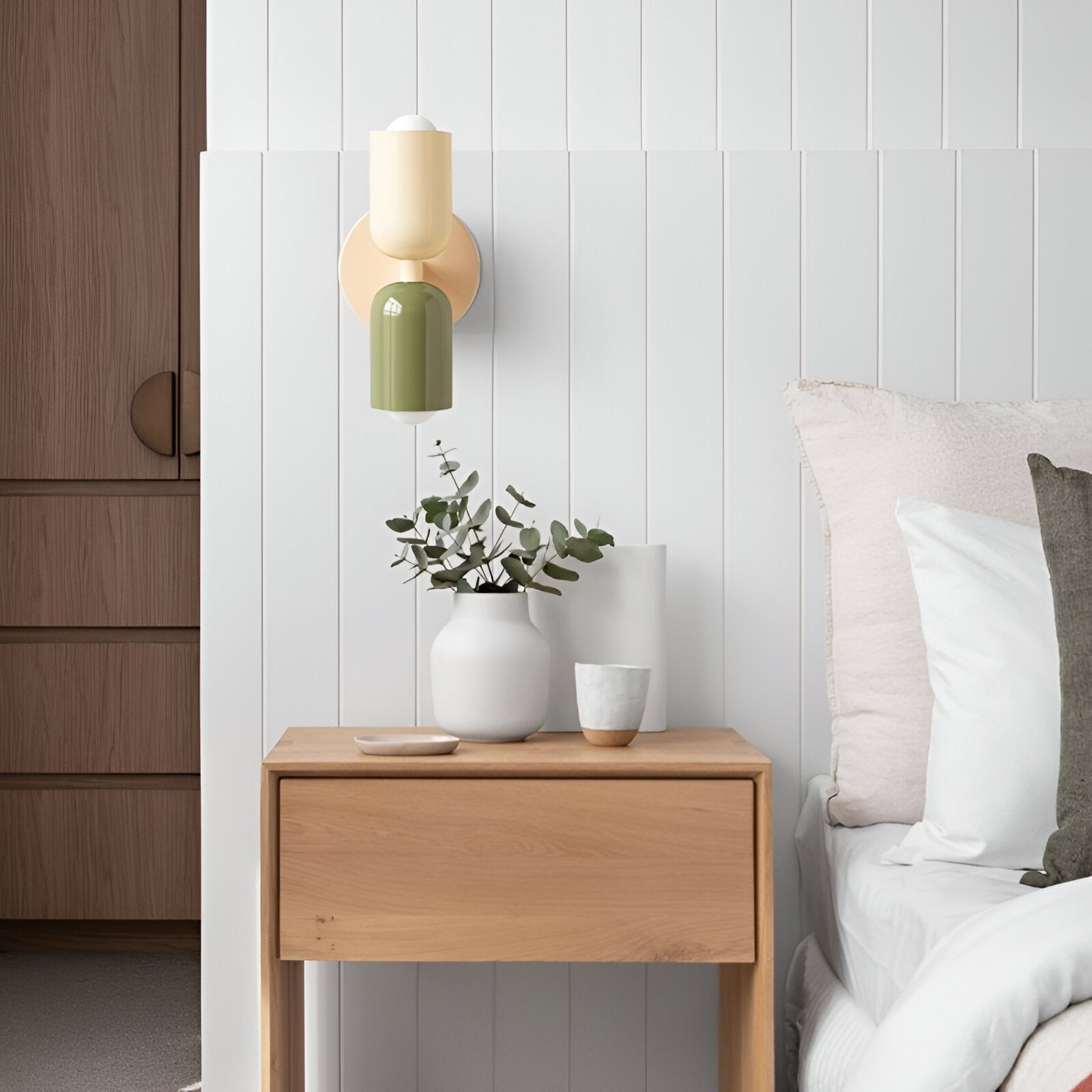 Kinkiet 2 Głowice Kolorowy Salon Sypialnia | Nowoczesny