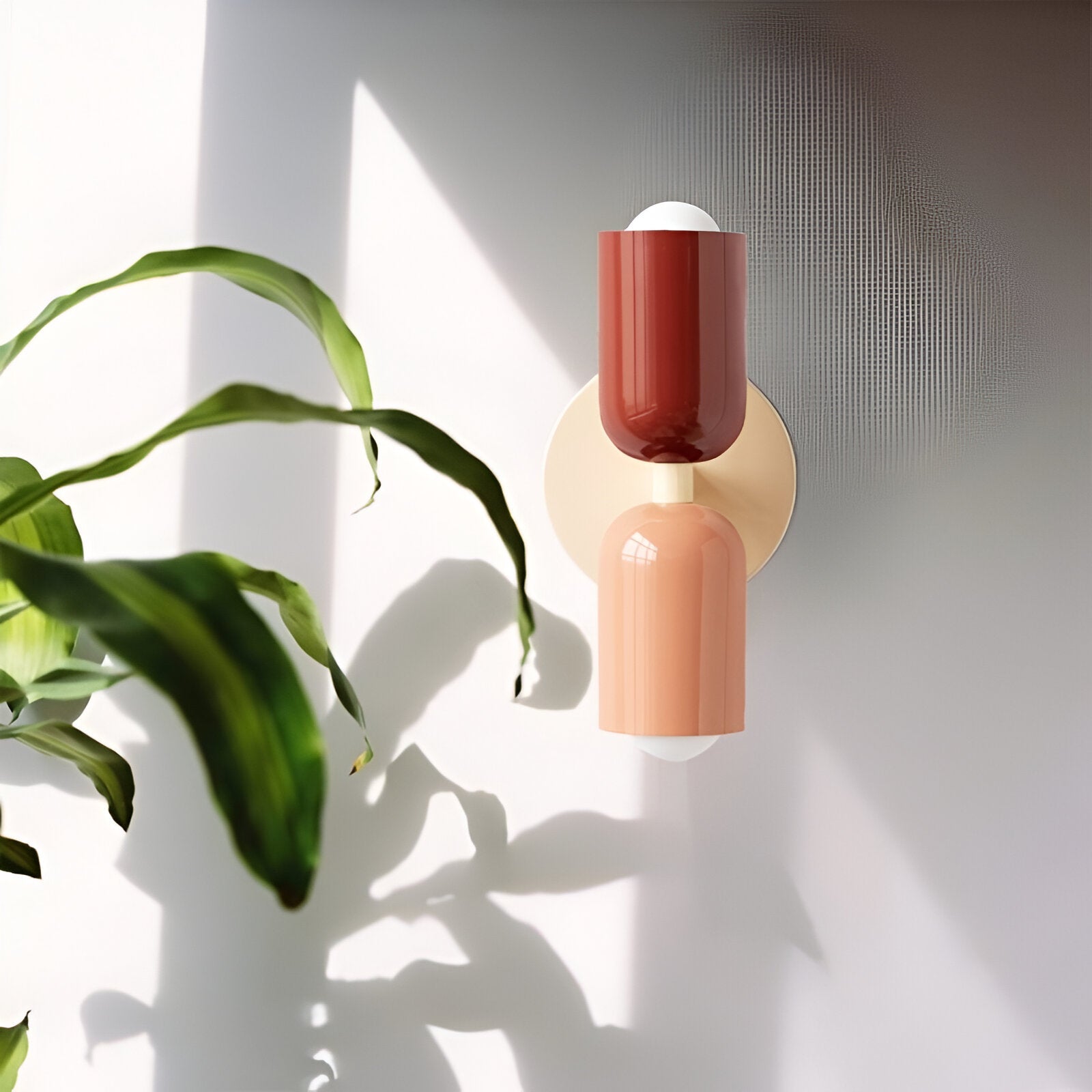 Kinkiet 2 Głowice Kolorowy Salon Sypialnia | Nowoczesny