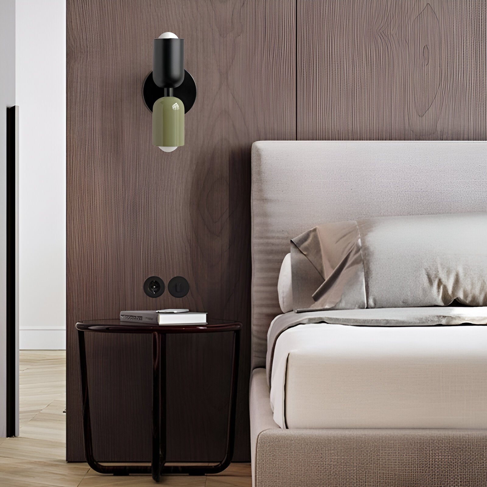 Kinkiet 2 Głowice Kolorowy Salon Sypialnia | Nowoczesny