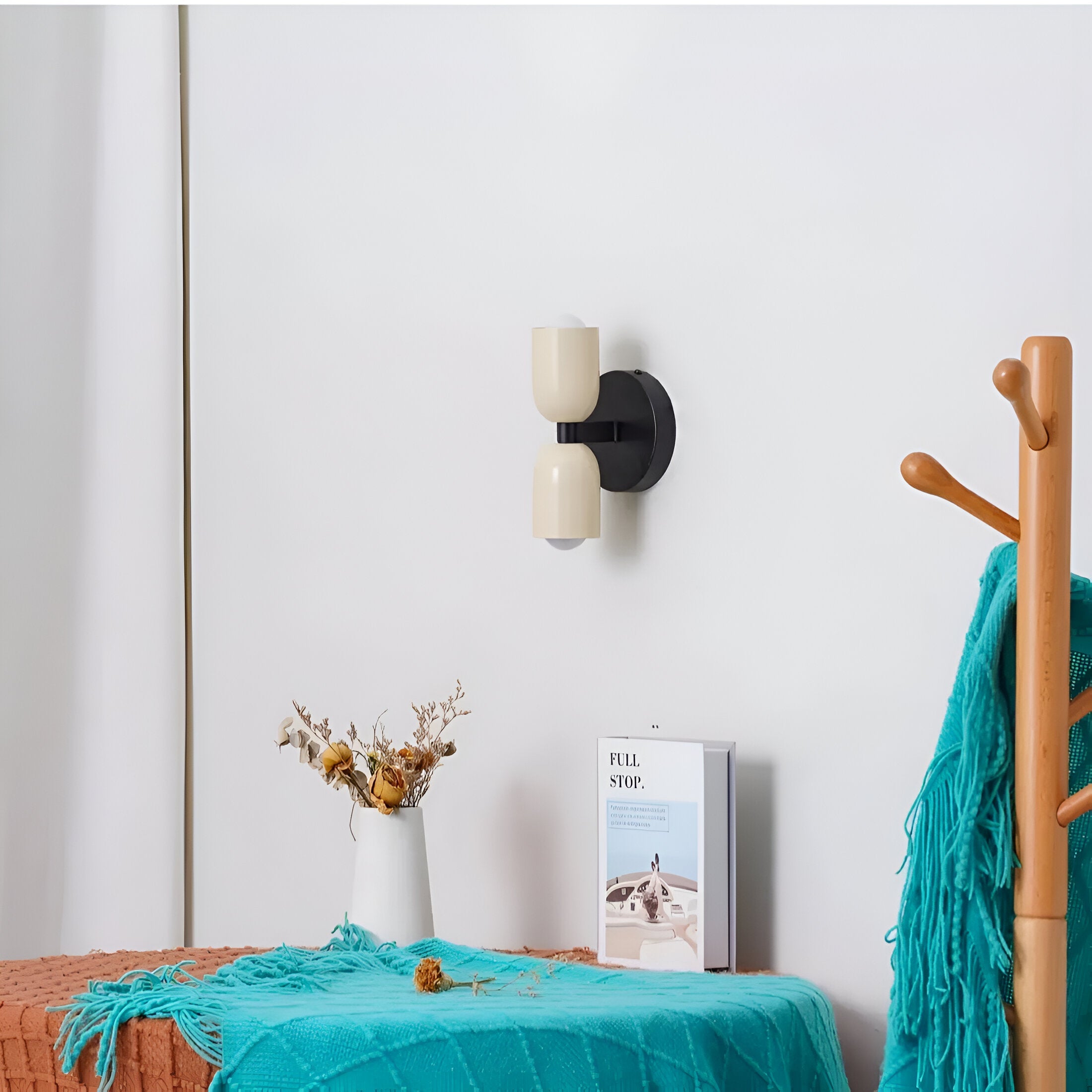 Kinkiet 2 Głowice Kolorowy Salon Sypialnia | Nowoczesny