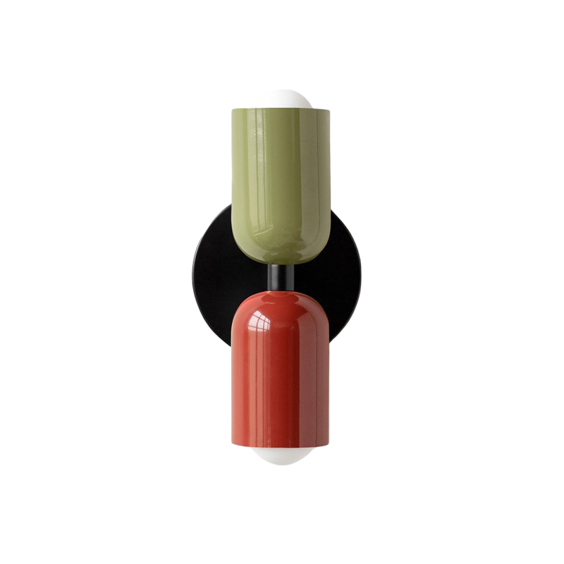 Kinkiet 2 Głowice Kolorowy Salon Sypialnia | Nowoczesny