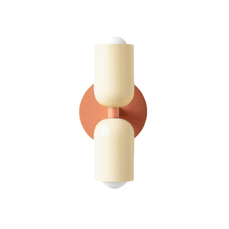 Kinkiet 2 Głowice Kolorowy Salon Sypialnia | Nowoczesny