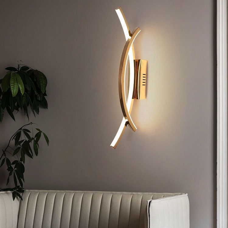 Kinkiet LED Do Salonu I Sypialni W Nowoczesnym Kształcie | Lampa Ścienna