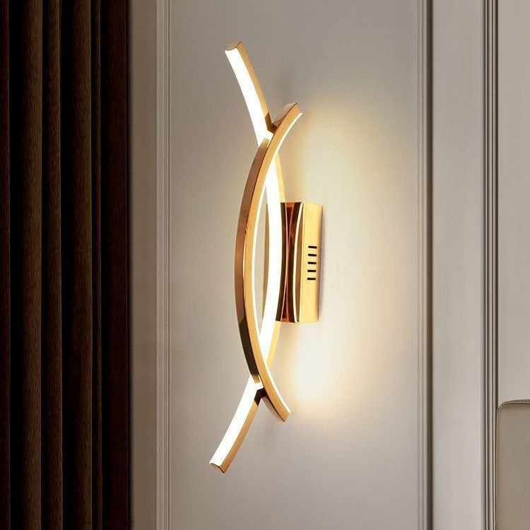 Kinkiet LED Do Salonu I Sypialni W Nowoczesnym Kształcie | Lampa Ścienna