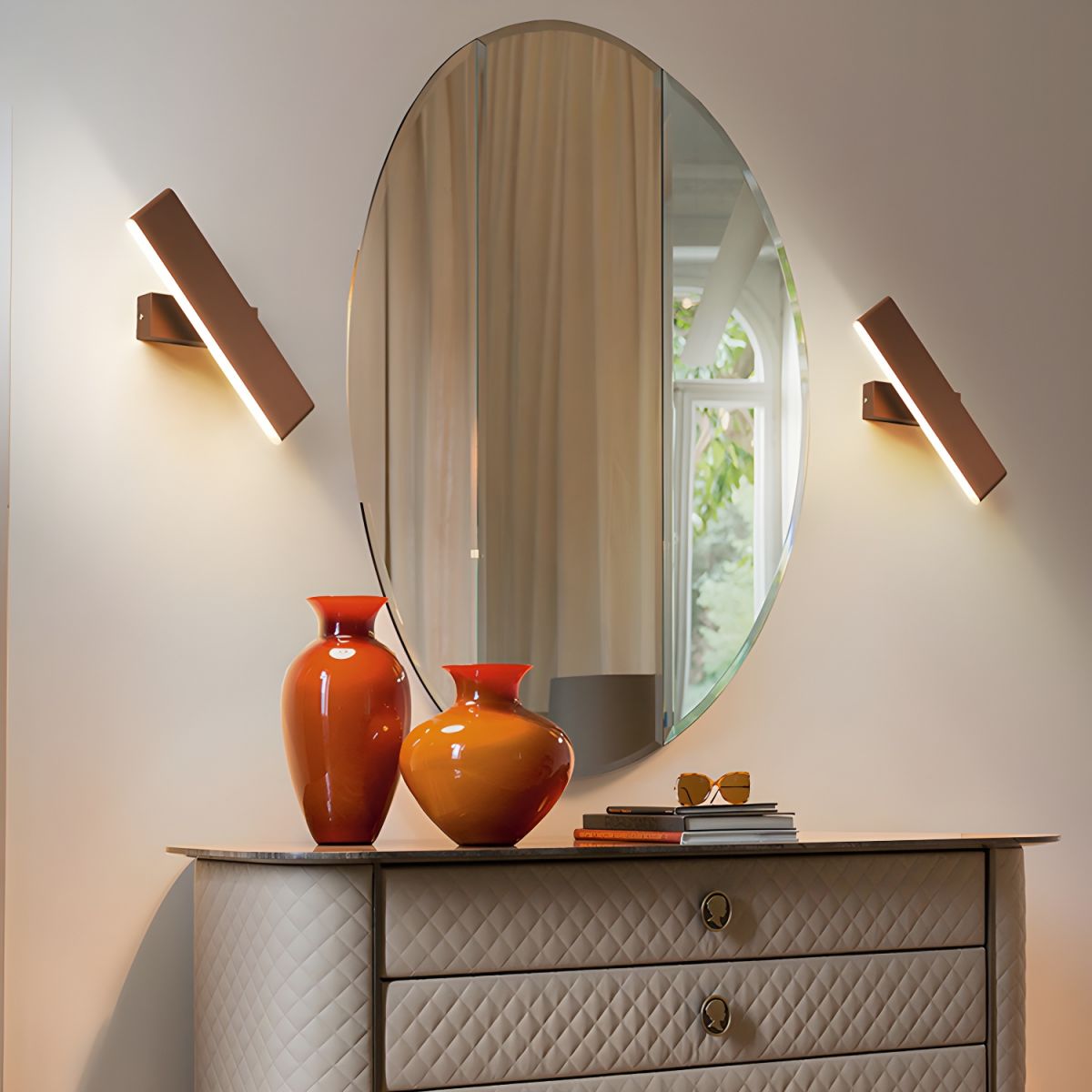 Kinkiet LED Obracany Do Sypialni I Salonu | Nowoczesny