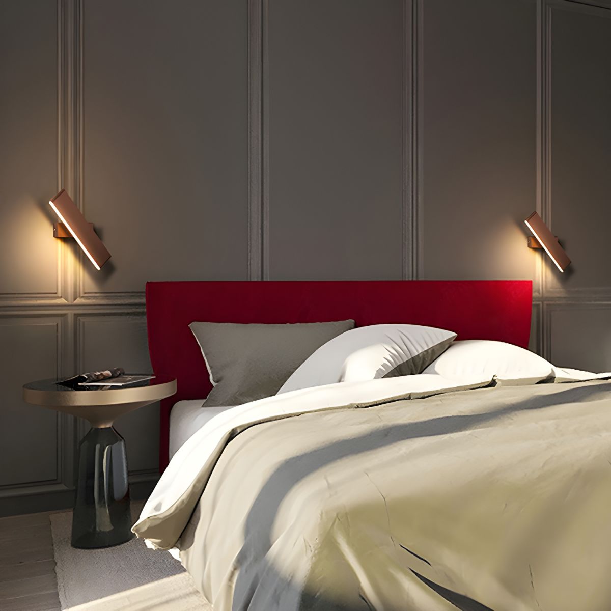 Kinkiet LED Obracany Do Sypialni I Salonu | Nowoczesny