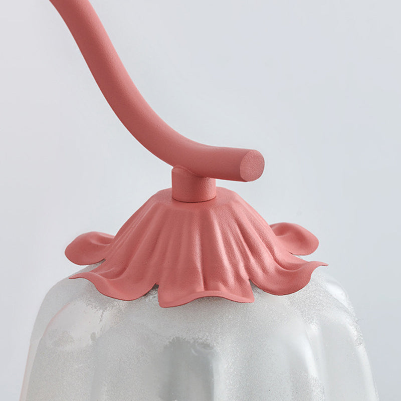 Kinkiet Szklany Kwiat Sypialnia Salon | Vintage