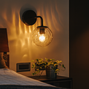 Kinkiet Szklany Sypialnia Salon | Nowoczesny Kula