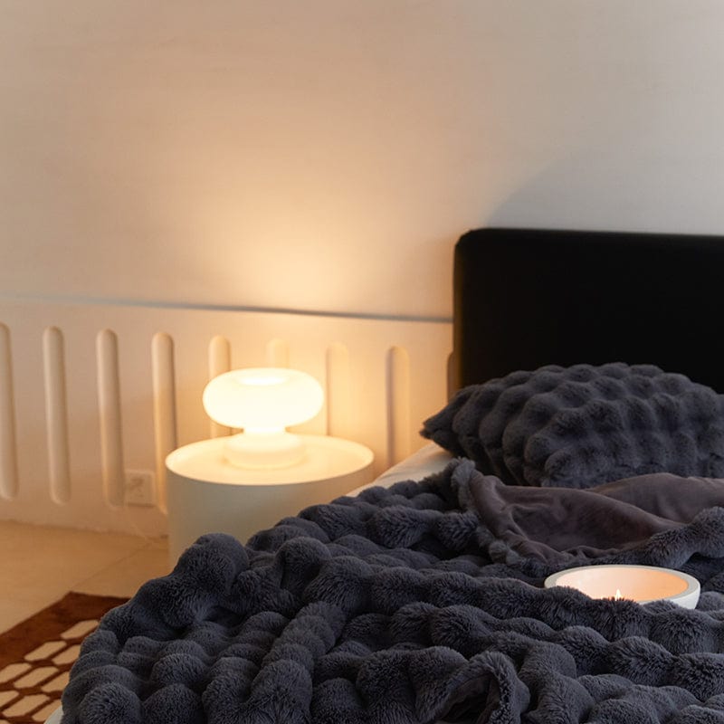 Kocyk Fluffy Na Łóżko Sofa Duży Gruby Koc Dla Domu | Set