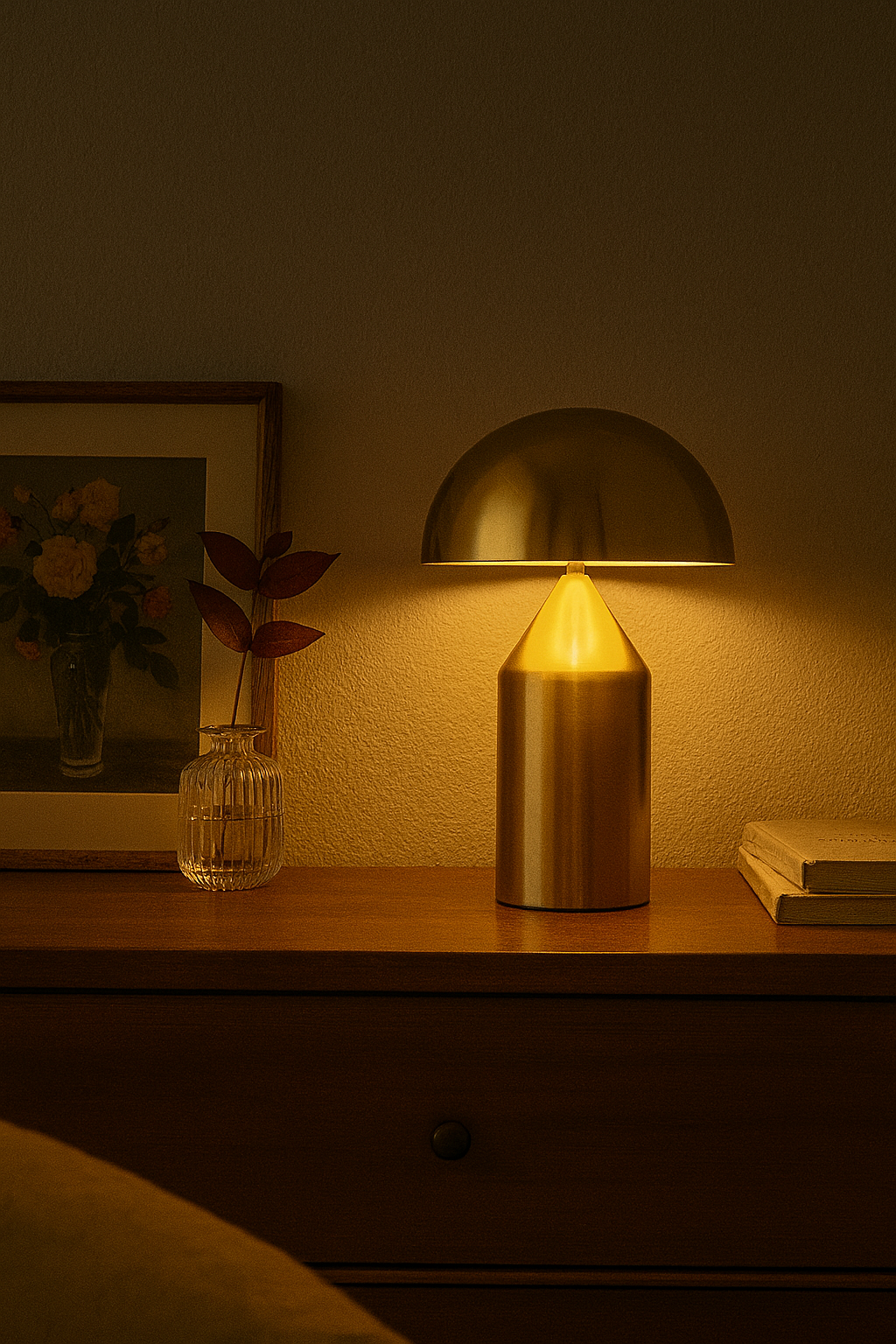 LAMPA STOŁOWA GRZYB | Nordycka Nowoczesna Lampa Biurkowa LED | Dekoracyjna