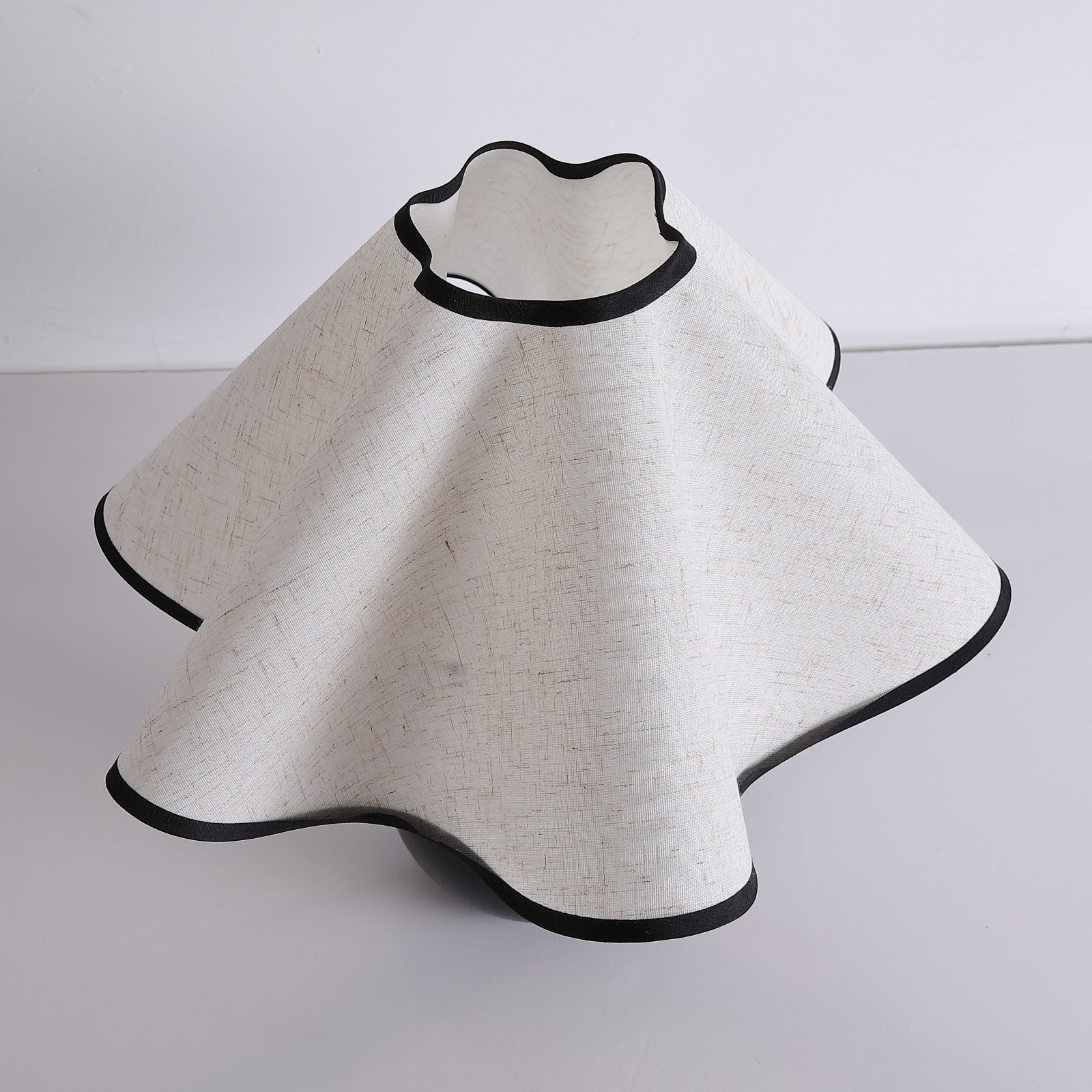 Lampa Nocna Drewniana Abażur | Stolikowa