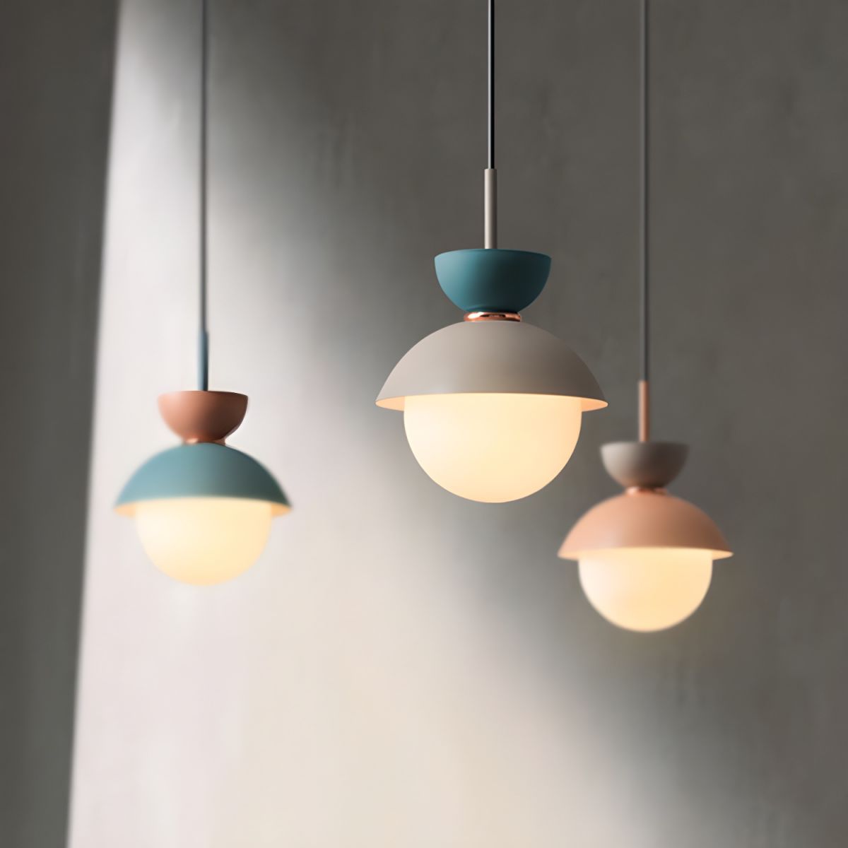 Lampa Nocna Wisząca Do Sypialni Kula | Modern