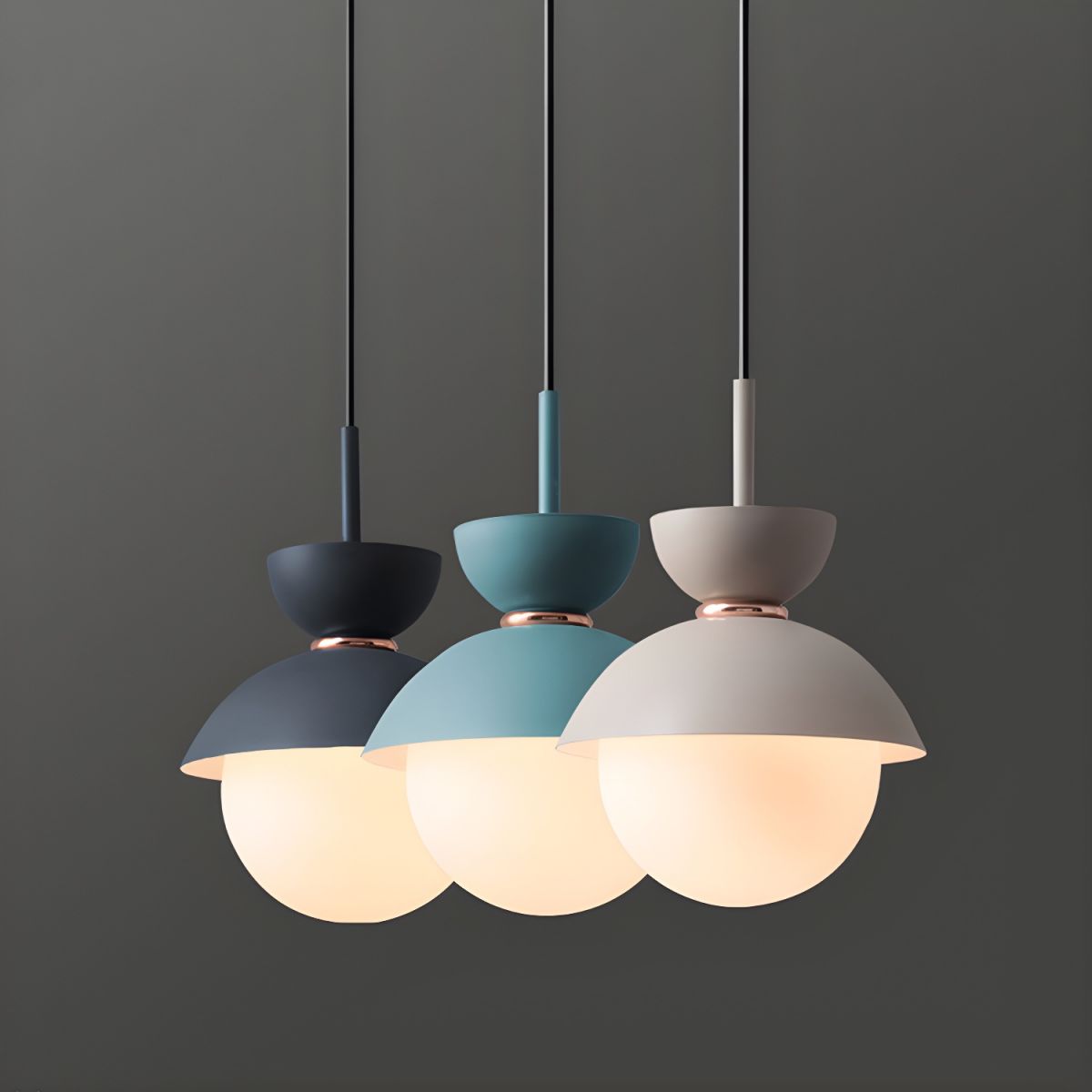 Lampa Nocna Wisząca Do Sypialni Kula | Modern