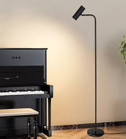 Lampa Stojąca Do Salonu Z Kloszem Kierunkowym | Czytanie