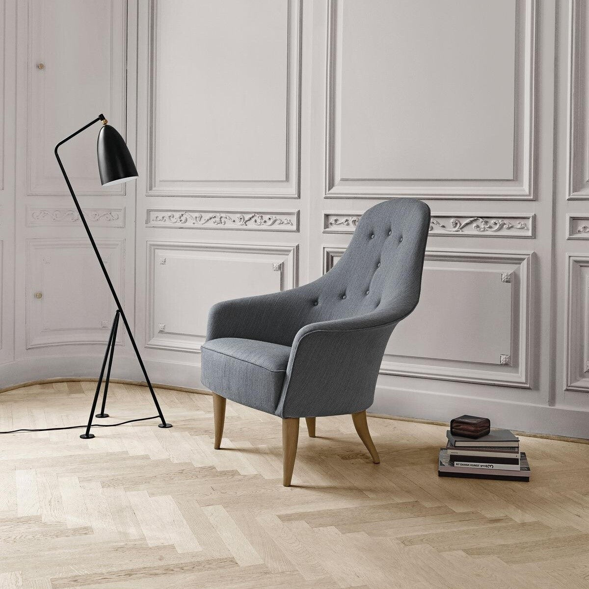 Lampa Stojąca Do Salonu Z Regulowanym Kloszem | Nowoczesna