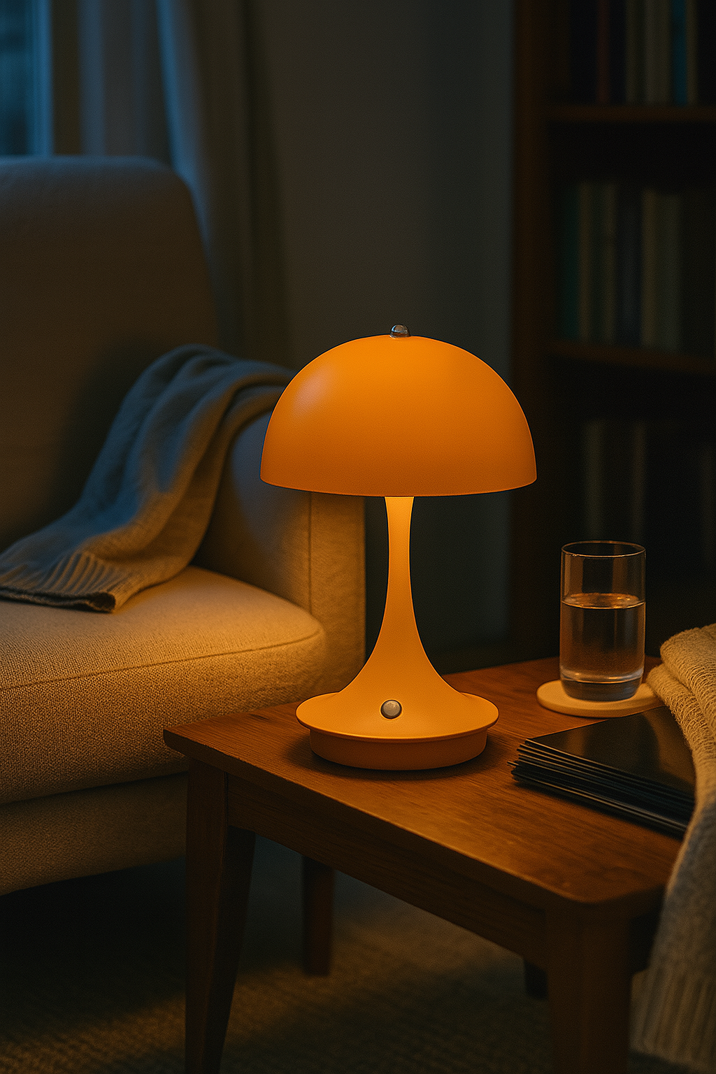 Lampa Stołowa LED Bezprzewodowa | Dotykowa Lampka do Sypialni i Salonu