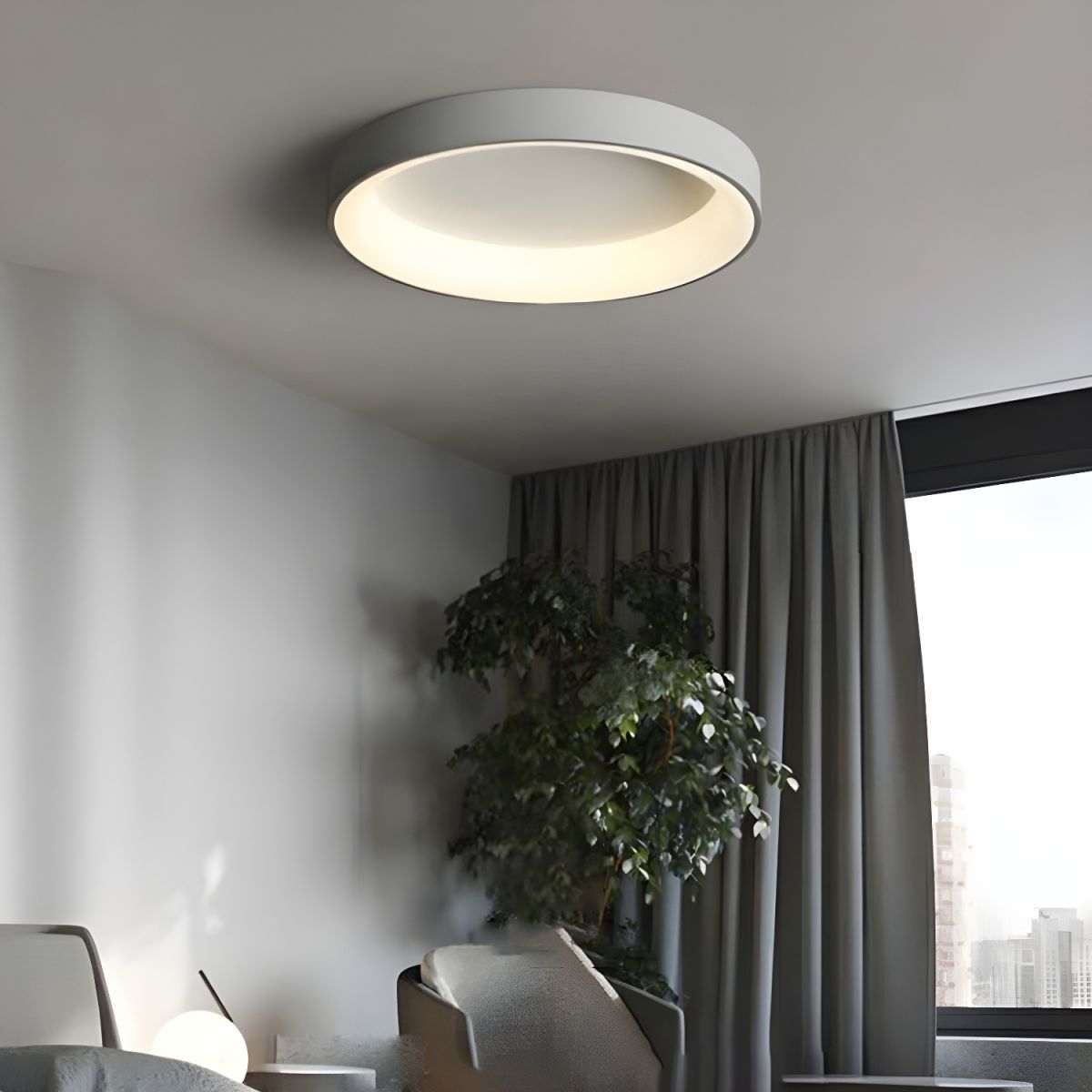 Lampa Sufitowa LED Okrągła Do Salonu I Sypialni | Nowoczesna