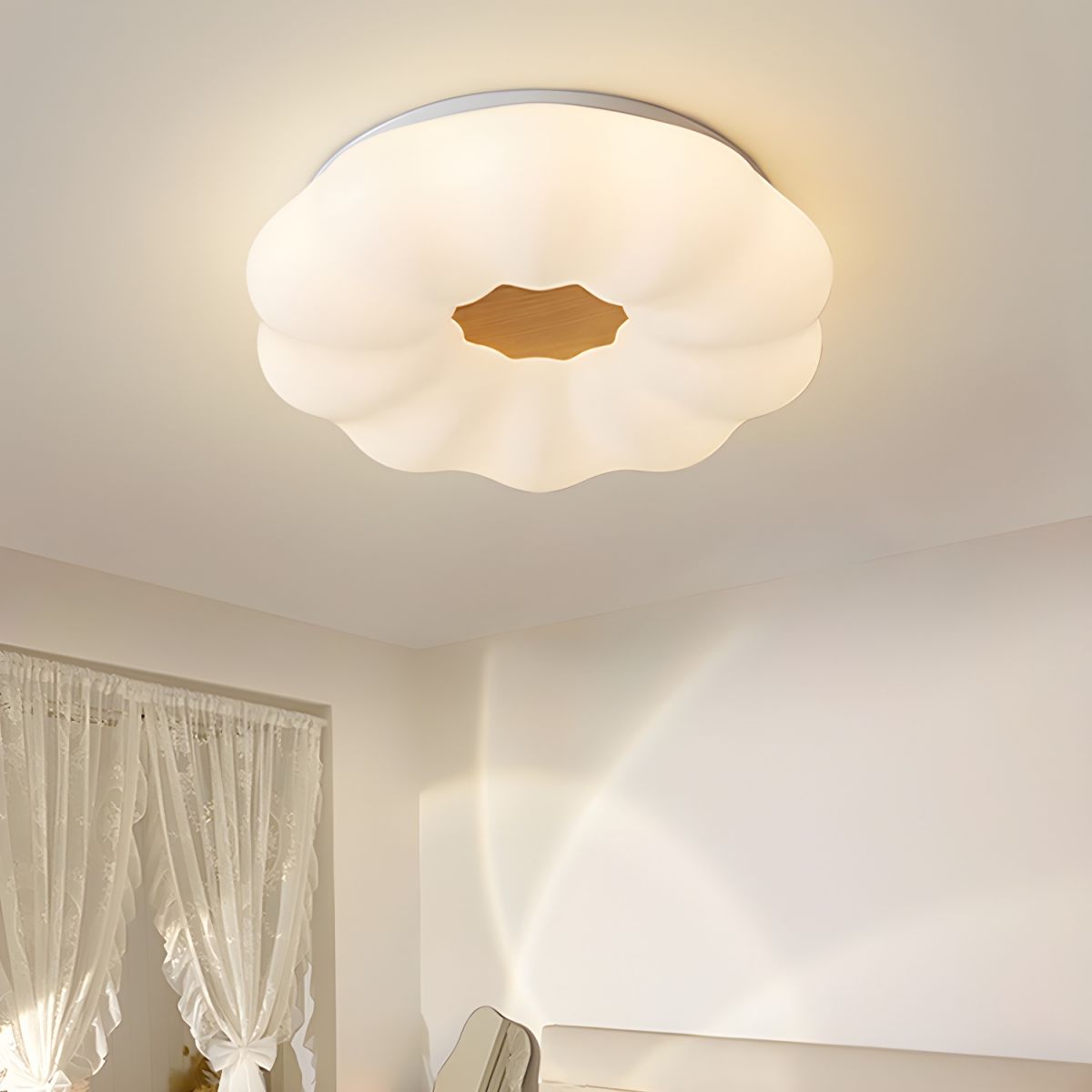 Lampa Sufitowa LED W Kształcie Kwiatu Do Sypialni I Salonu | Nowoczesna