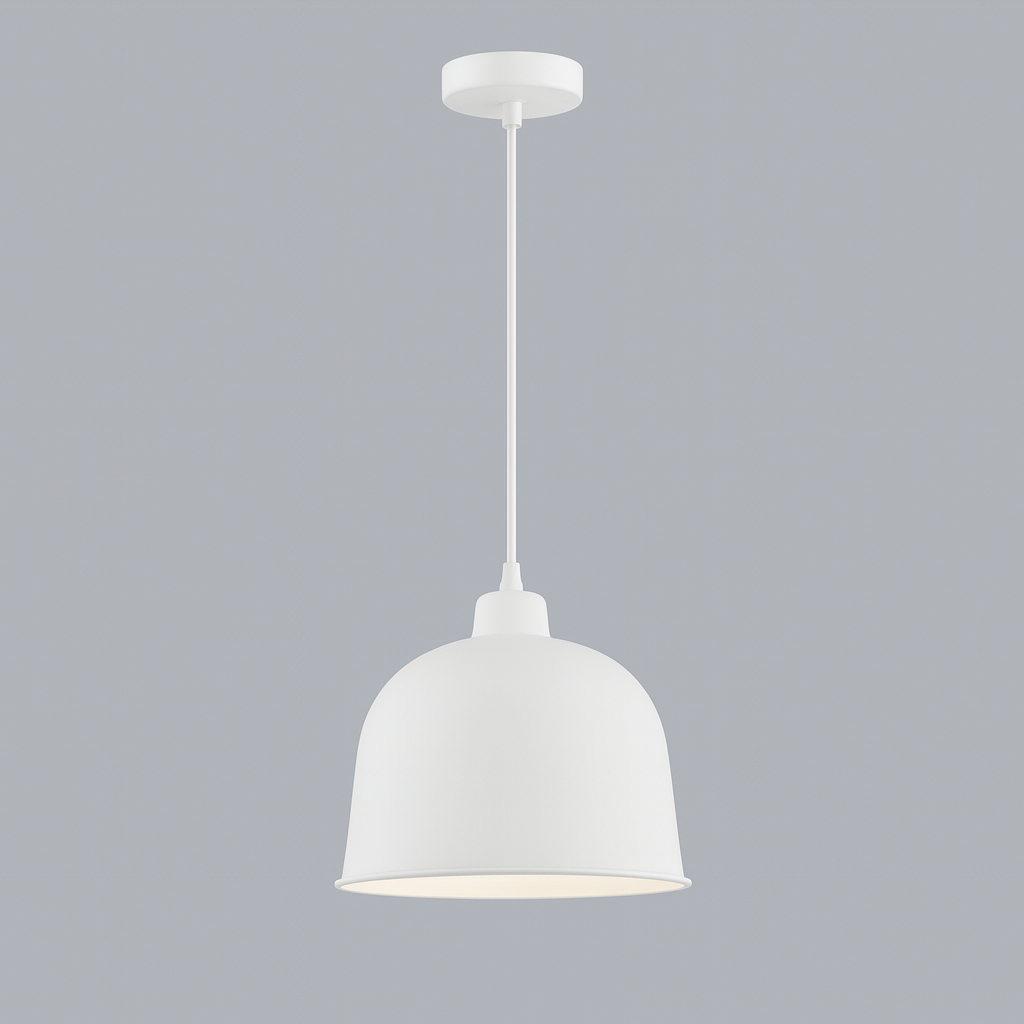 Lampa Wisząca Do Kuchni Z Kloszem Kopułowym | Nowoczesna