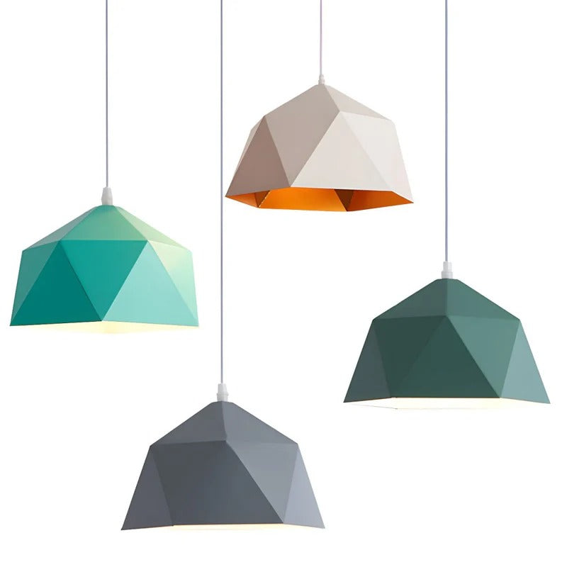 Lampa Wisząca Geometryczna Do Salonu | Nowoczesna