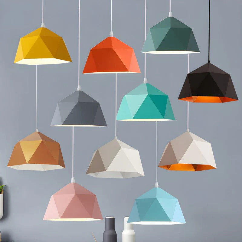 Lampa Wisząca Geometryczna Do Salonu | Nowoczesna
