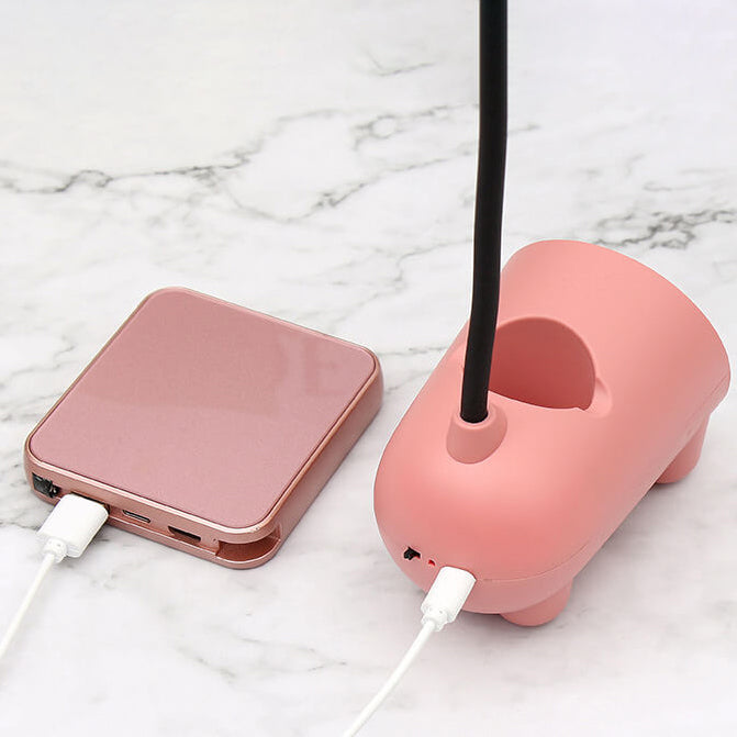 Lampka na Biurko LED Królik Dotykowa USB | Organizer