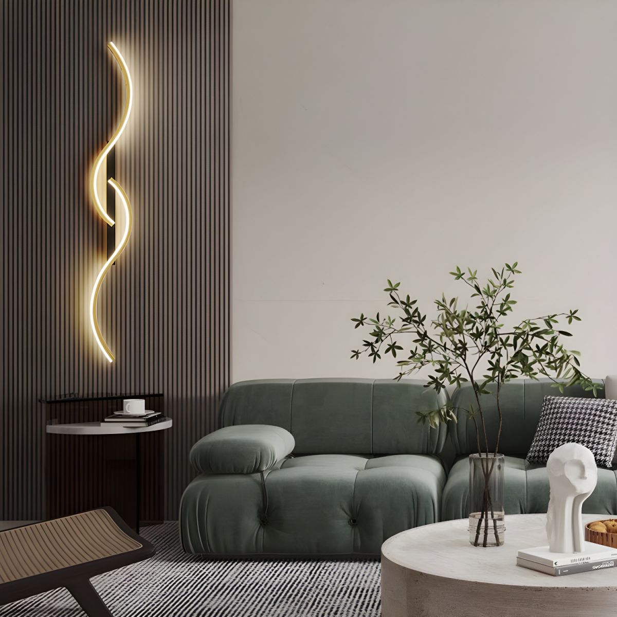 Lampy Do Salonu Ścienne Faliste | LED