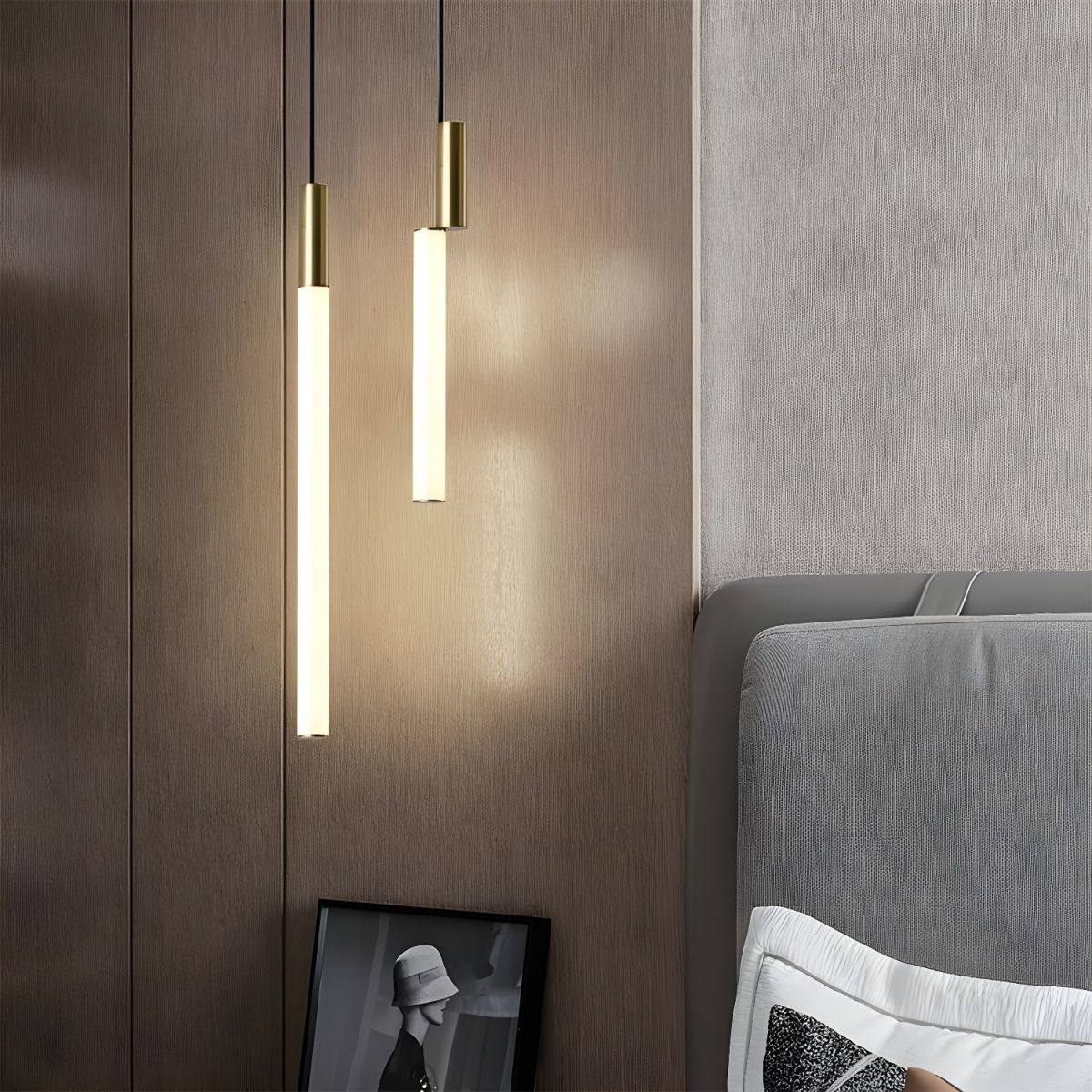 Lampy Do Salonu Wiszące Tubowe | Pojedyncza Lampa