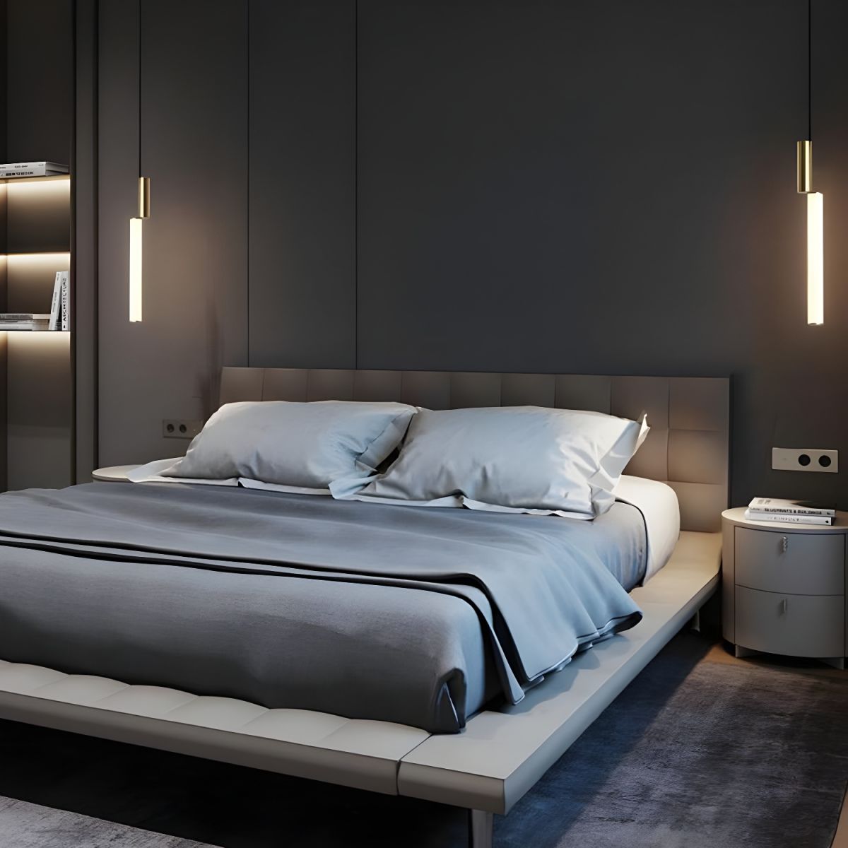 Lampy Do Salonu Wiszące Tubowe | Pojedyncza Lampa