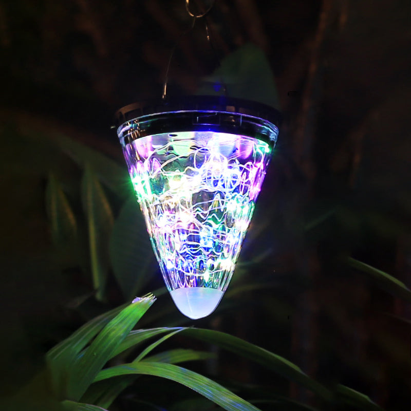Lampy Solarne Wiszące Stożkowe LED Ogród | Dekoracyjne