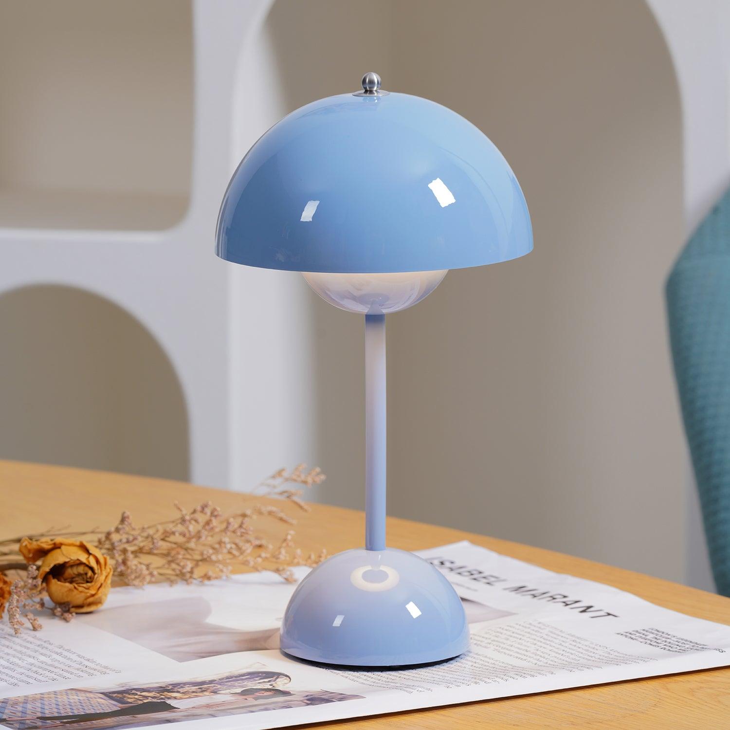 Ledy Lampa Stołowa Kopułowa LED Ładowalna | Retro