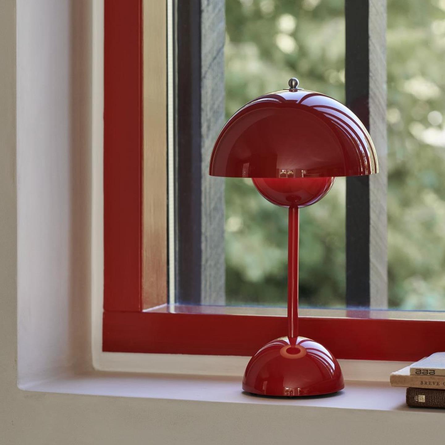 Ledy Lampa Stołowa Kopułowa LED Ładowalna | Retro