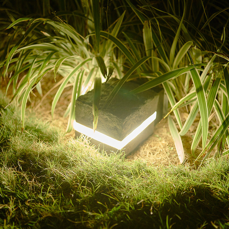 Llampy Zewnętrzne Kamienna Kostka LED | Ogród