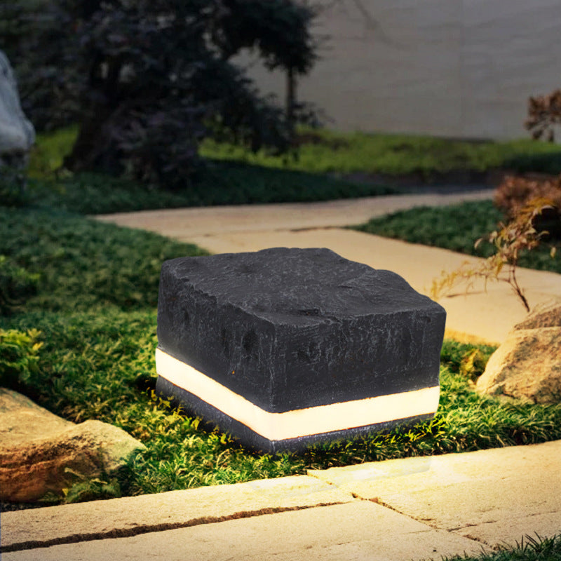 Llampy Zewnętrzne Kamienna Kostka LED | Ogród