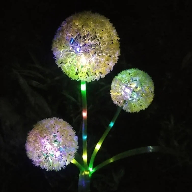 Llampy Zewnętrzne Solarne Kwiatowe | LED