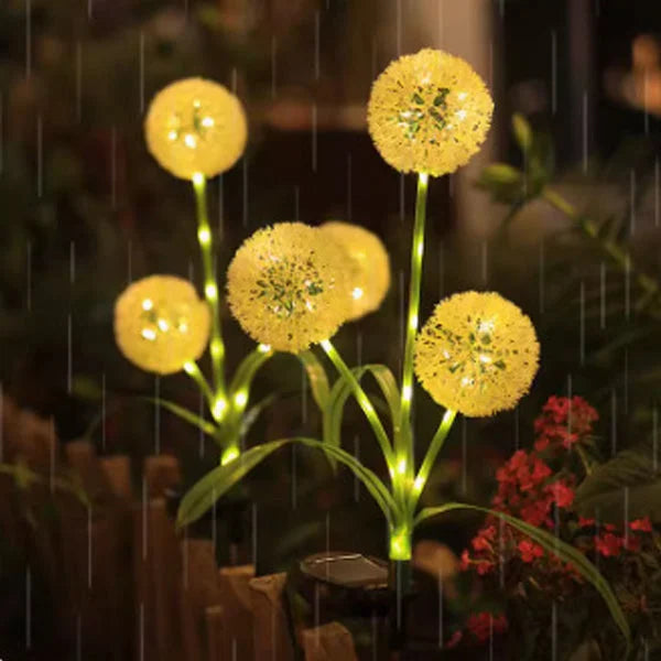 Llampy Zewnętrzne Solarne Kwiatowe | LED