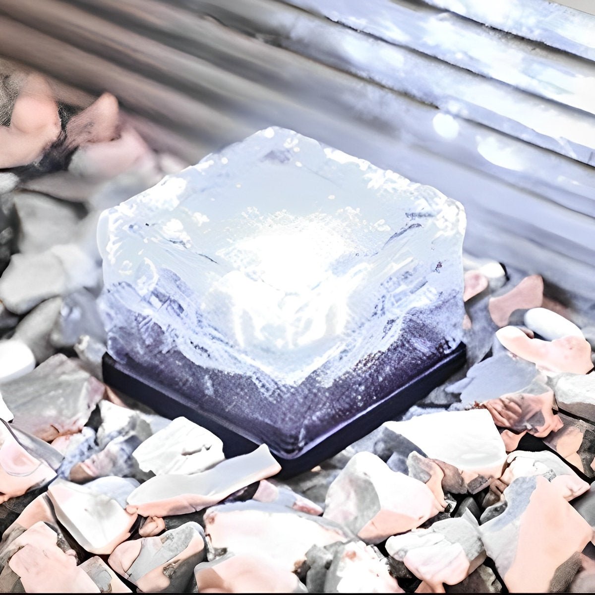 Llampy Zewnętrzne Szklane Kostki Do Ogrodu | Nowoczesne