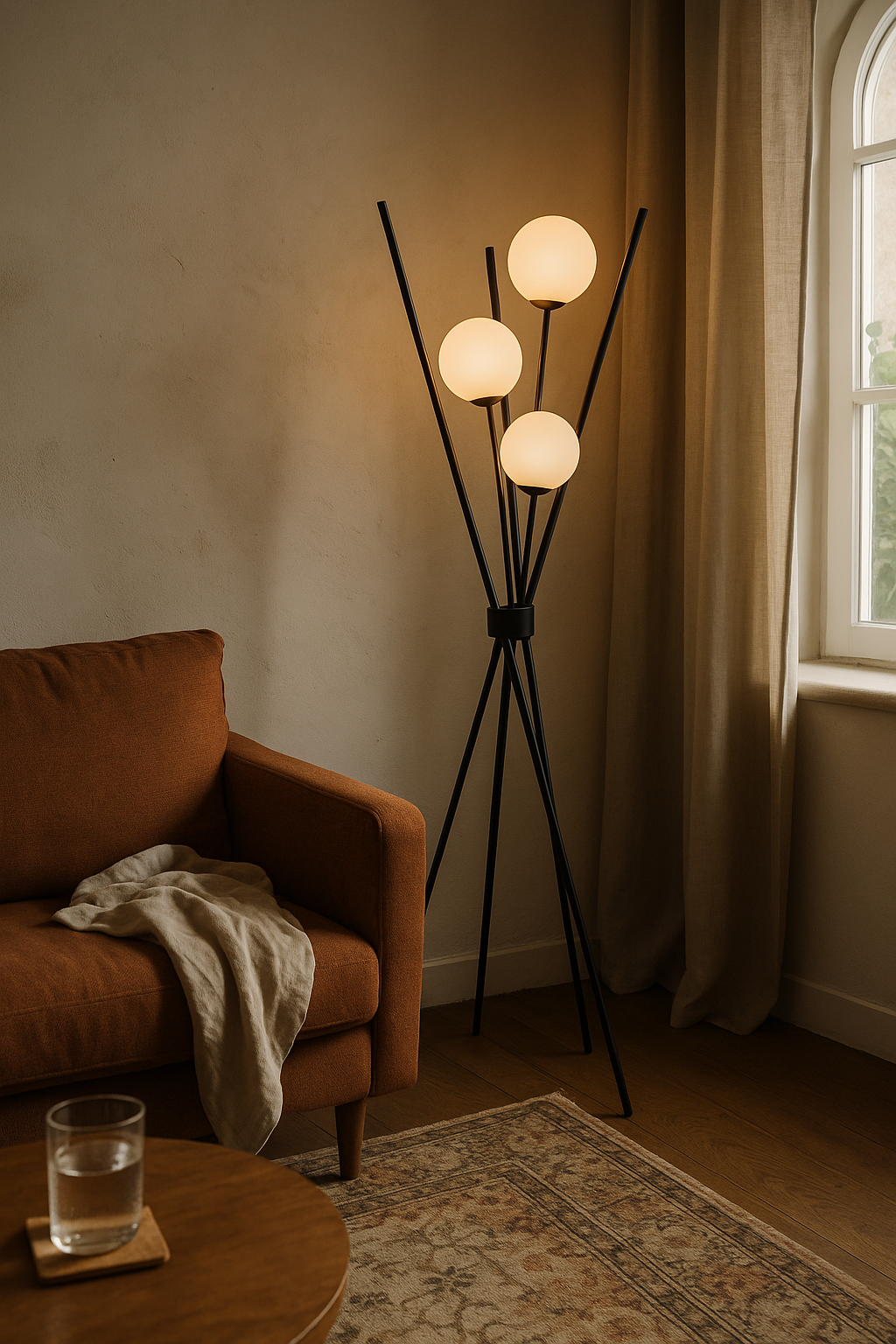 Luna Glow | Nowoczesna Dekoracyjna Lampa LED | Regulowane Światło