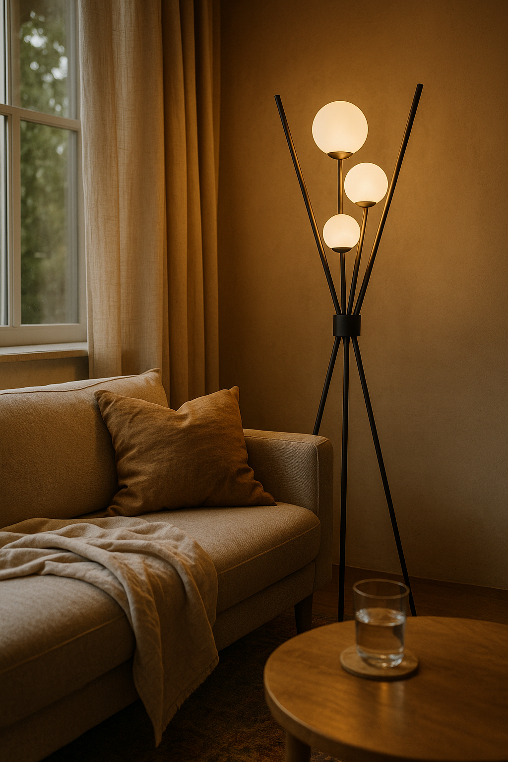 Luna Glow | Nowoczesna Dekoracyjna Lampa LED | Regulowane Światło