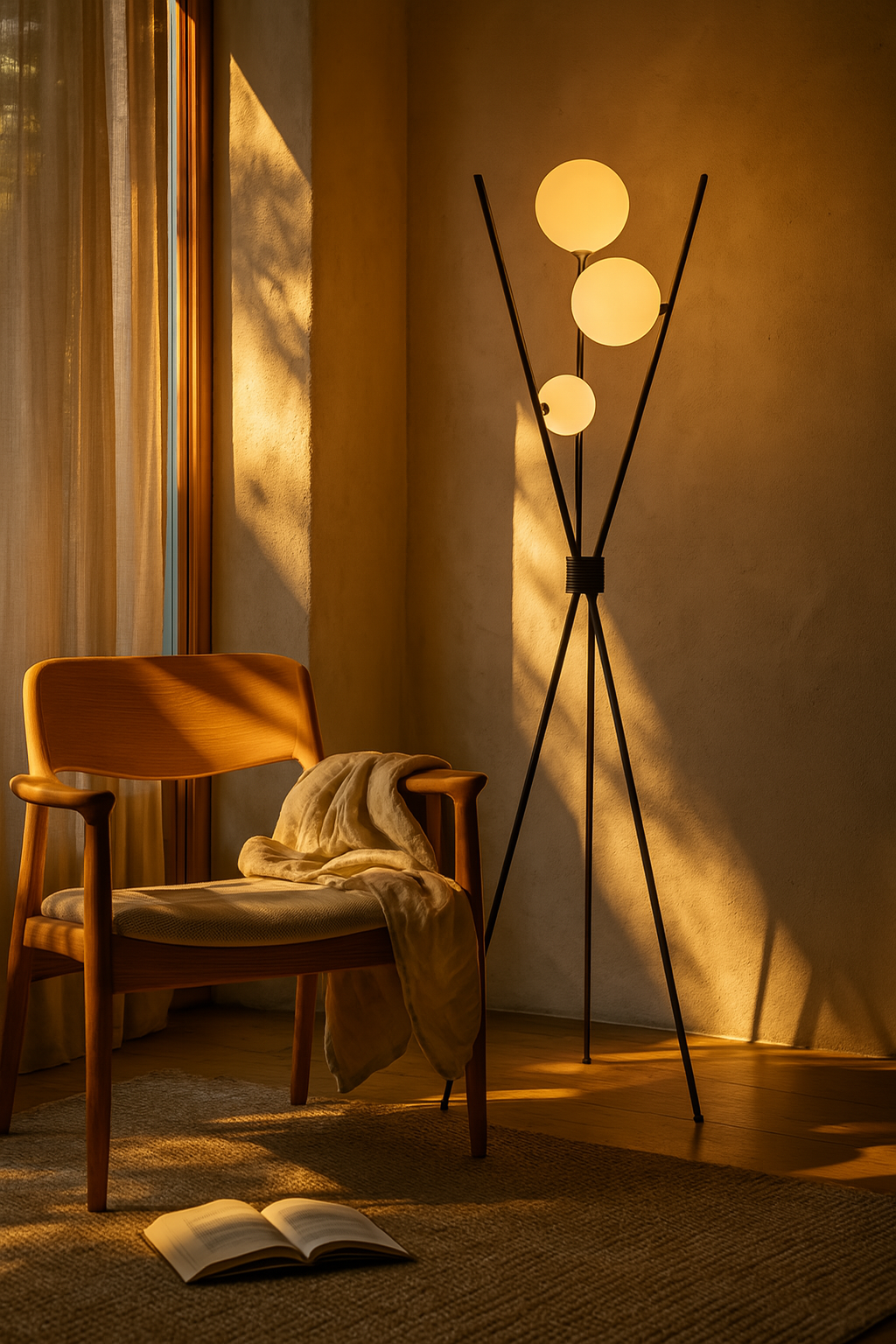 Luna Glow | Nowoczesna Dekoracyjna Lampa LED | Regulowane Światło
