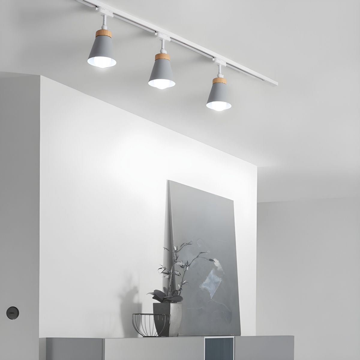 Oświetlenie Szynowe 3-Punktowe Do Salonu | Regulacja